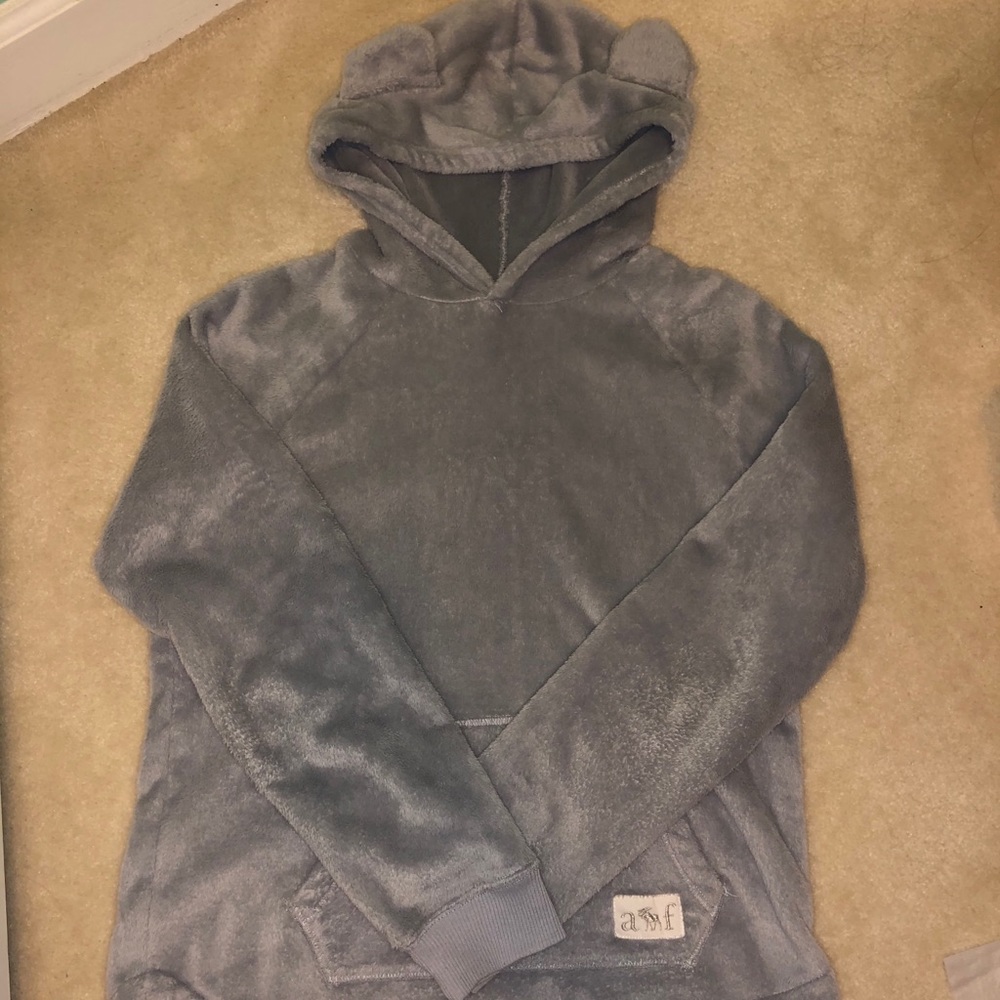 sherpa hoodie w ears